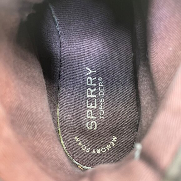 Sperry Boys Brown Lining Lace-Up Top Sider Rudder Hi Boots Size 13M - Picture 8 of 9